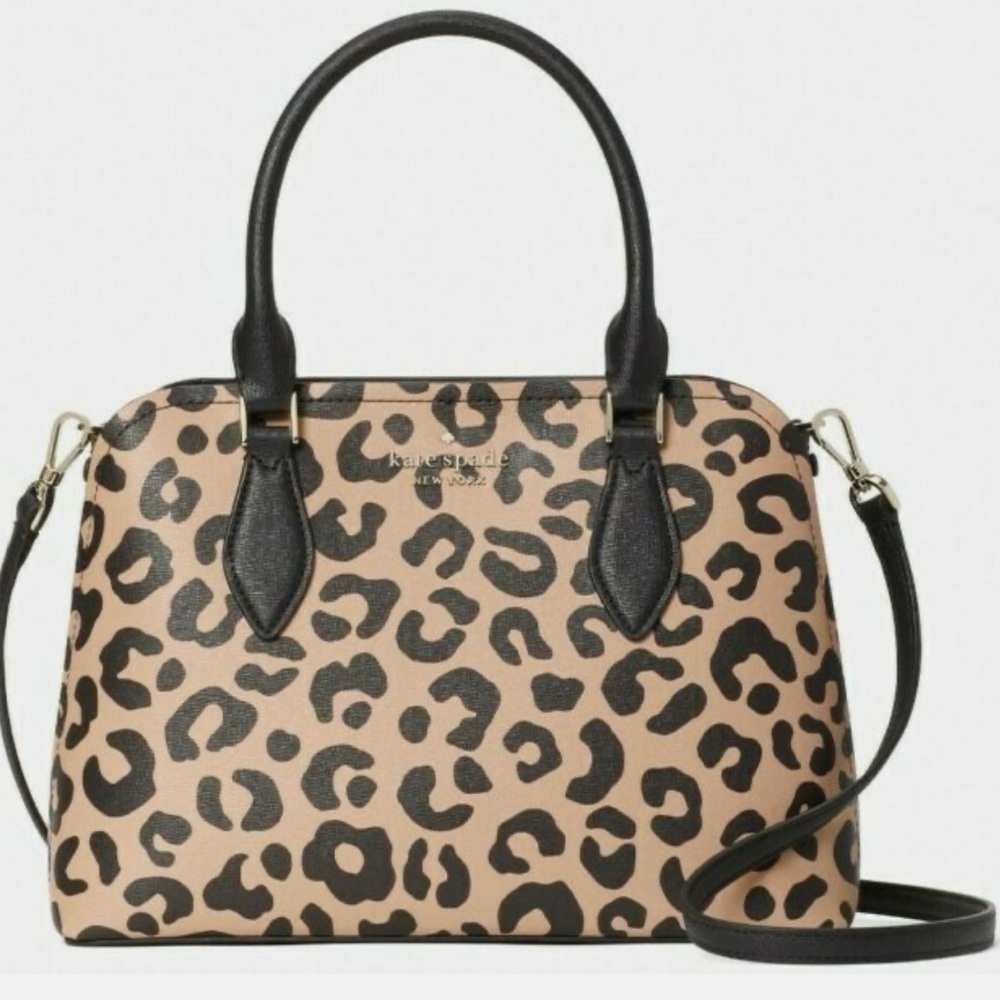 Kate Spade Darcy Leopard Small Satchel Crossbody